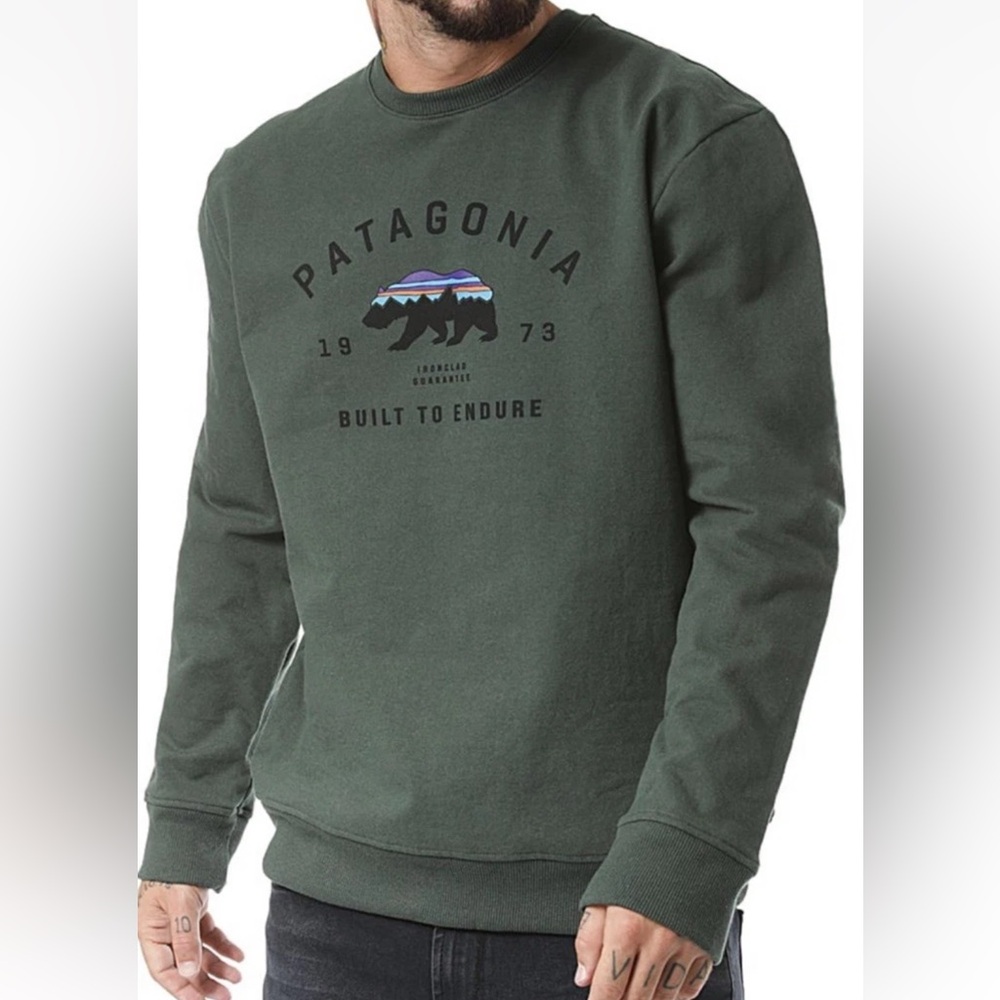 Patagonia Forest Green Crewneck sweatshirt Small